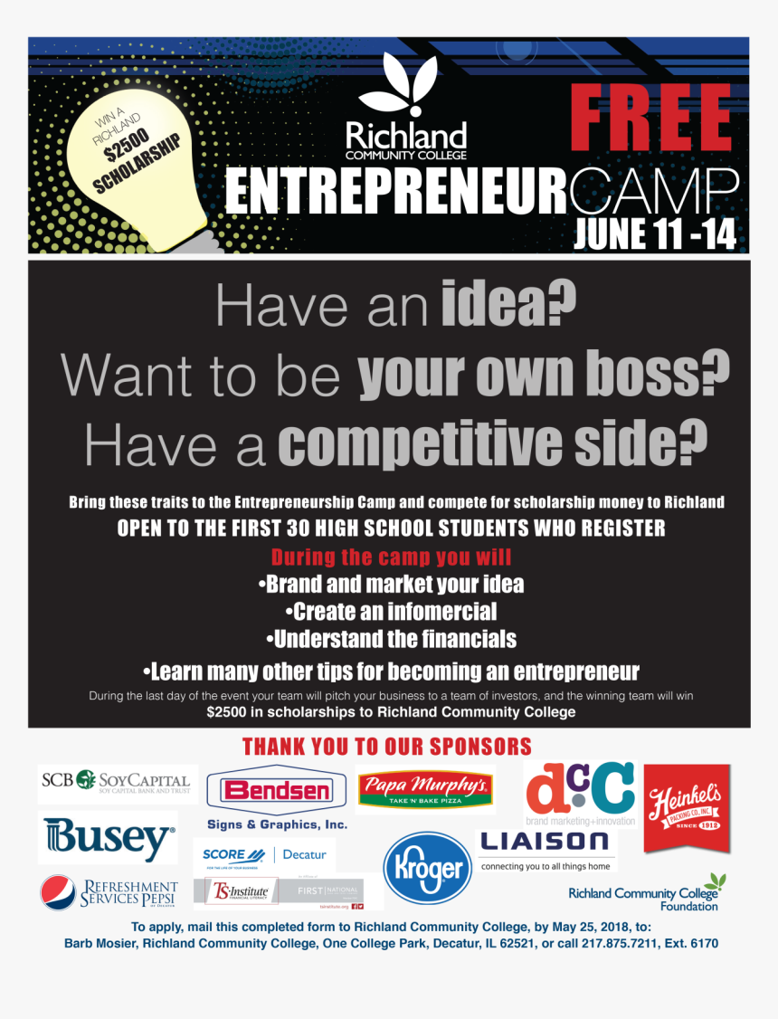 Richland Entrepreneur Camp 
 Src Https - Santa Pod Raceway, HD Png Download