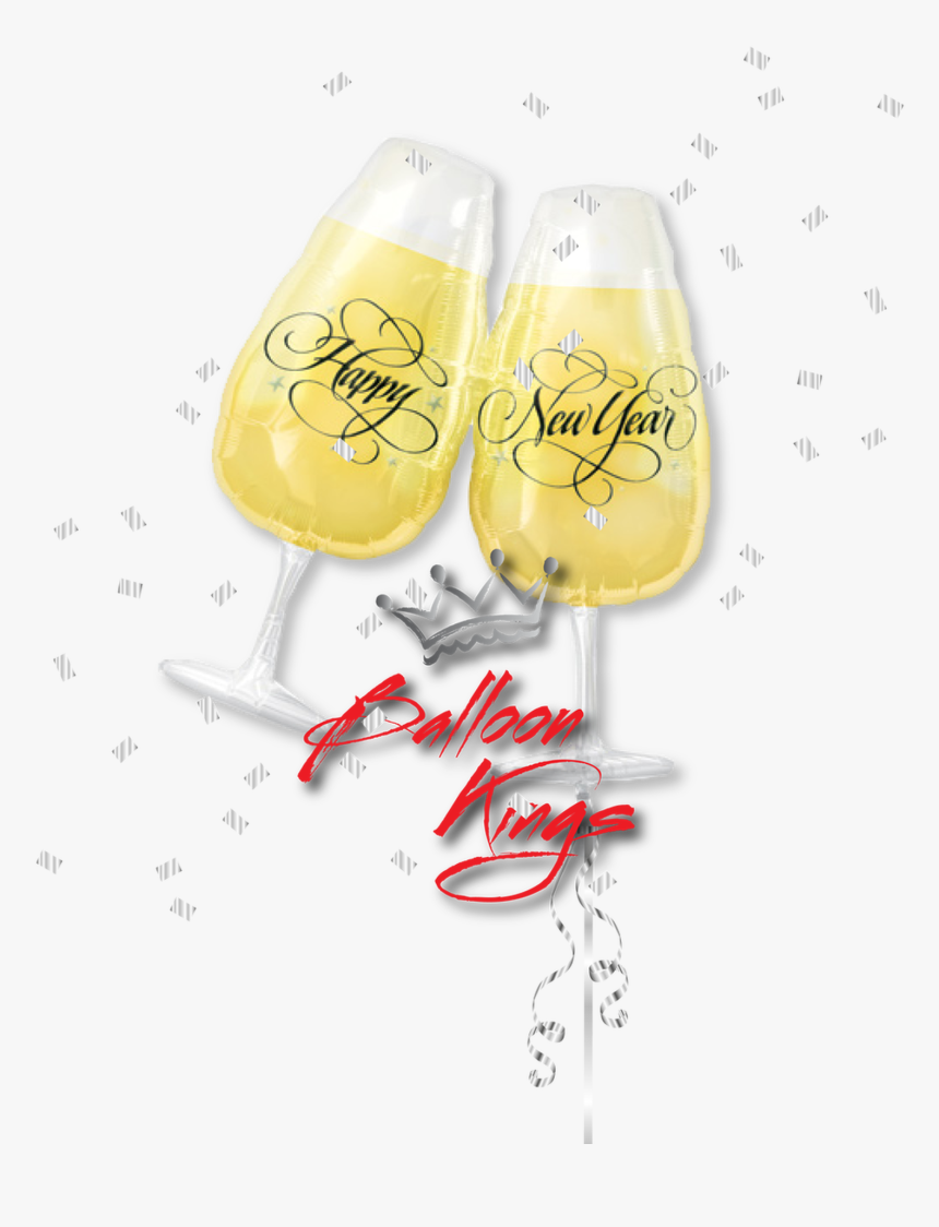 Happy New Year Toasting Glasses - Baby New Year Clipart Transparent, HD Png Download