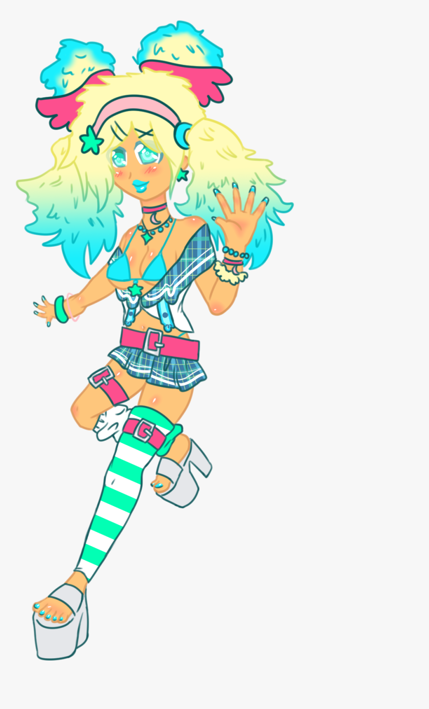 Kari Gyaru Cosplay Magical Schoolgirl - Cartoon, HD Png Download