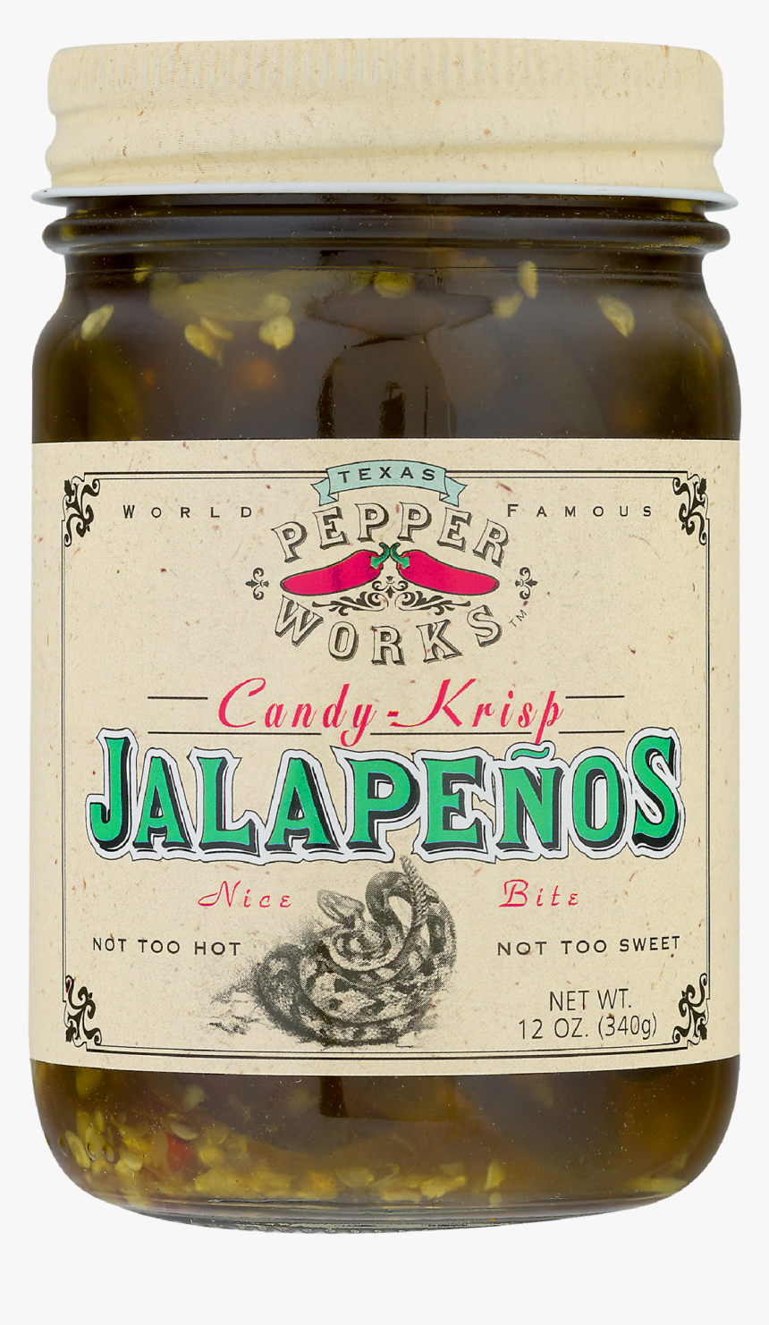 Texas Pepper Works Candy-krisp Jalapenos, HD Png Download
