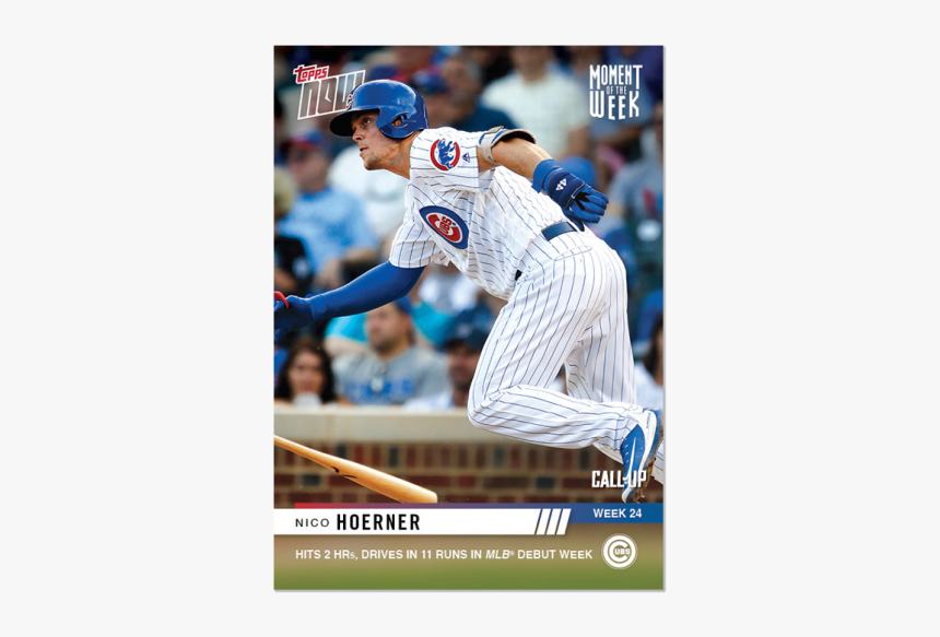 Topps Now® Moment Of The Week - Baseball Player, HD Png Download