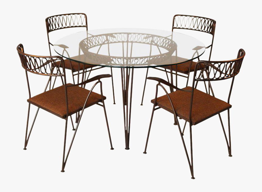 Salterini Patio Table And Chairs - Table, HD Png Download