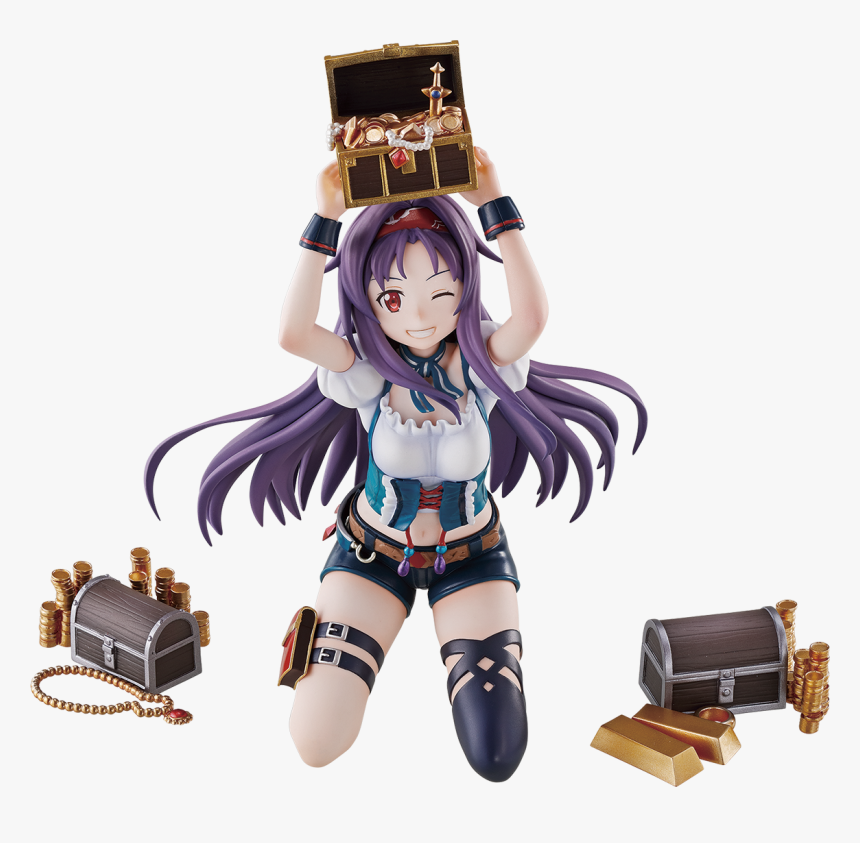 Yuuki Pirate Ver - Sword Art Online Memory Defrag Figure, HD Png Download