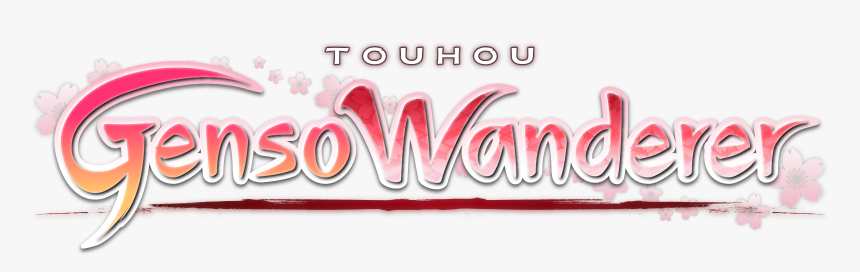 Touhou Genso Wanderer Logo Png, Transparent Png