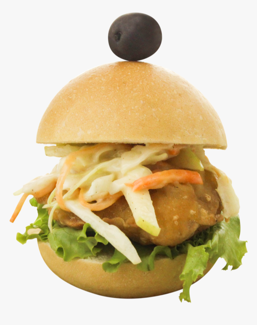 Crispy Chicken Burger - Bun, HD Png Download