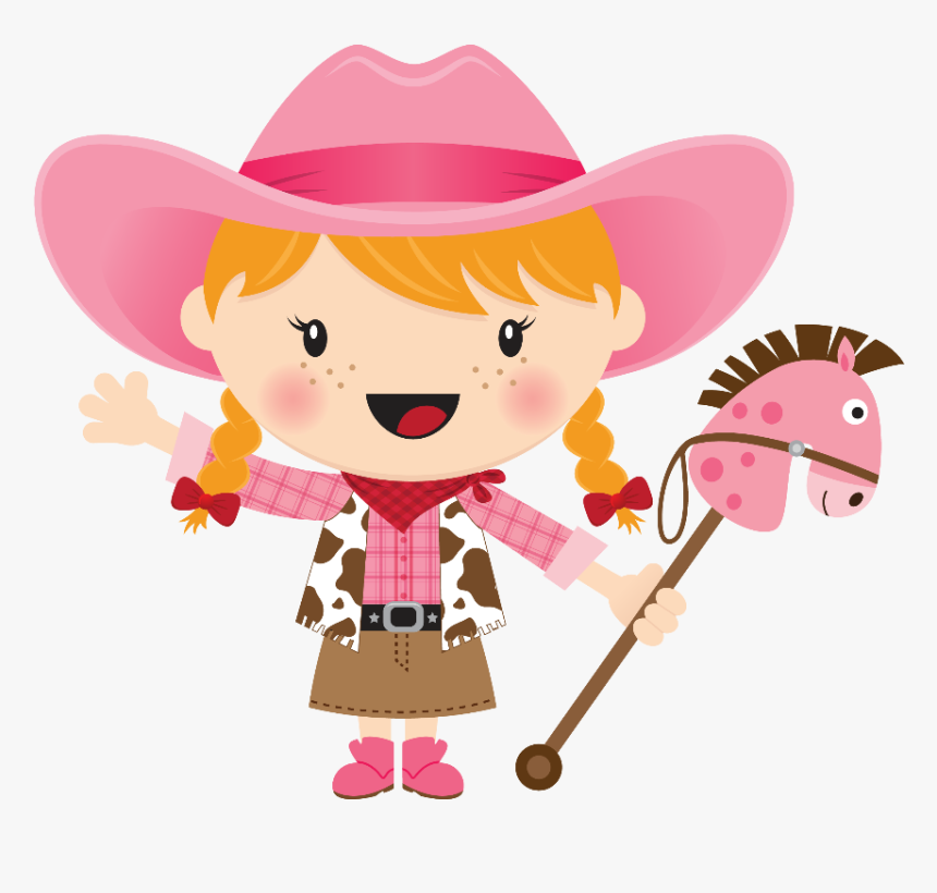 Pin By Marina On - Cartoon Cowboys On Stick Horse, HD Png Download