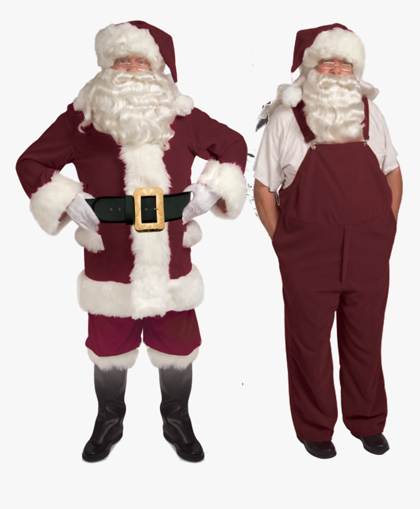Santa Suit Png , Png Download - Santa Claus Bib Overalls, Transparent