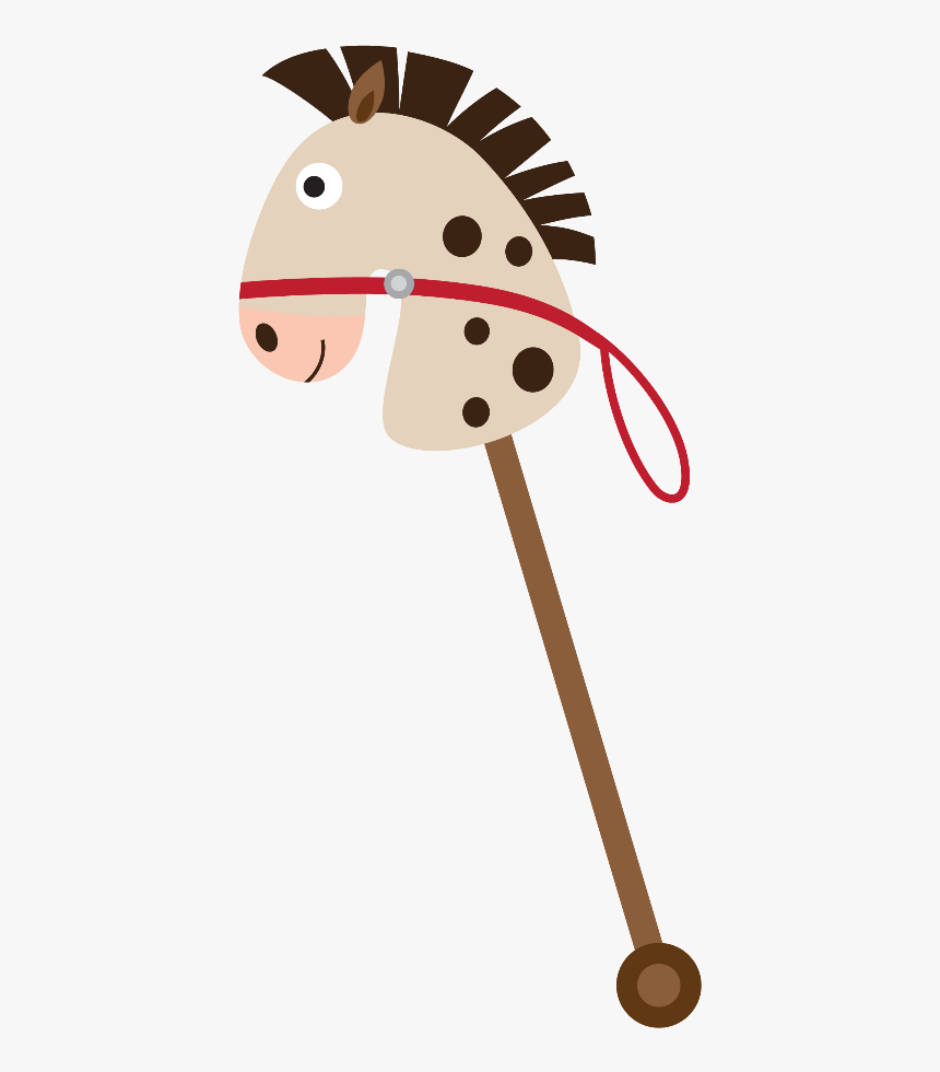 Stick Horses, Baby Clip Art, Cowgirl Party, Western - Desenhos De Cavalinho De Pau, HD Png Download