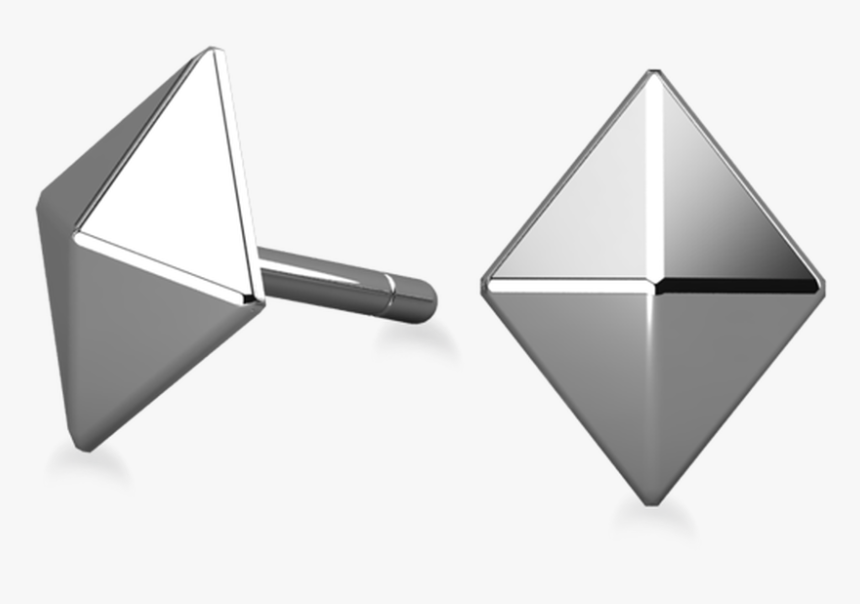 Diamond Charm Ss Earrings - Earrings, HD Png Download