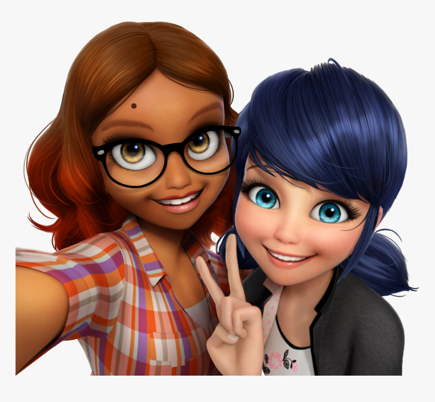 Miraculous Ladybug Marinette Y Alya, HD Png Download