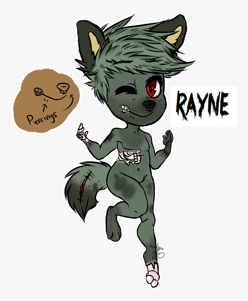 Rayne The Zombie Dog - Cartoon, HD Png Download