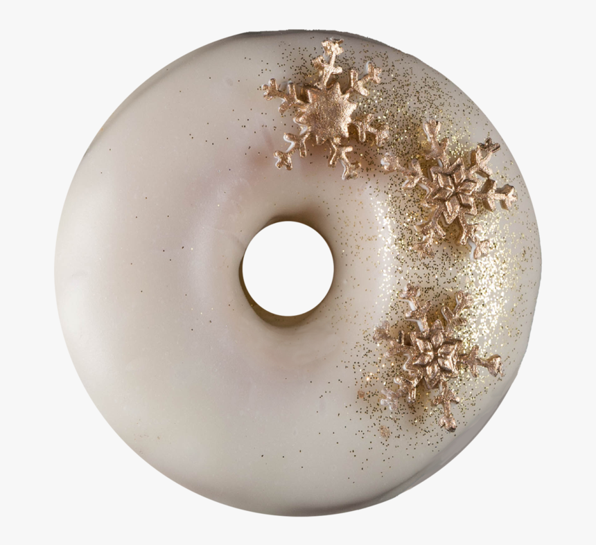 Gold Snowflake - Circle, HD Png Download