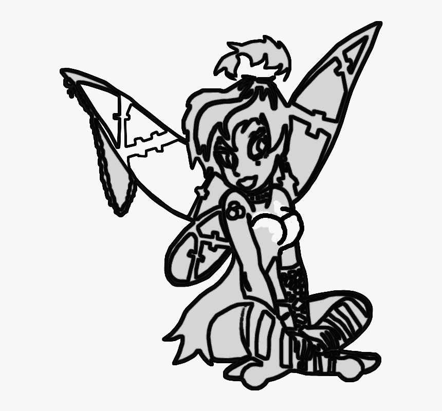 [pending] Tinkerbell Requesting A Signature [archive] - Cartoon, HD Png Download