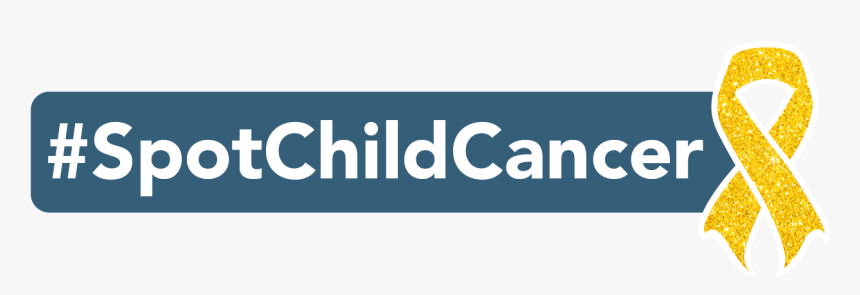 Spot Child Cancer Hashtag Ribbon - Electric Blue, HD Png Download