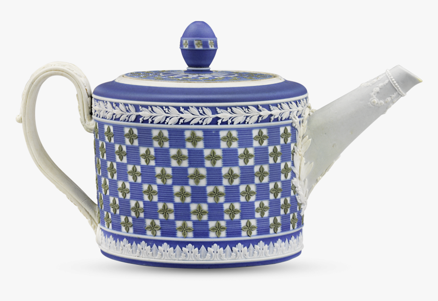 Wedgwood Acanthus Leaf Jasper-dip Teapot - Wedgwood, HD Png Download