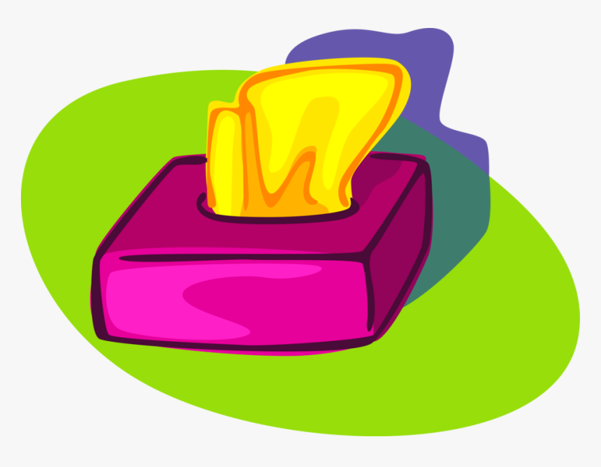 Vector Illustration Of Kleenex Facial Tissue - Kleenex Box, HD Png Download