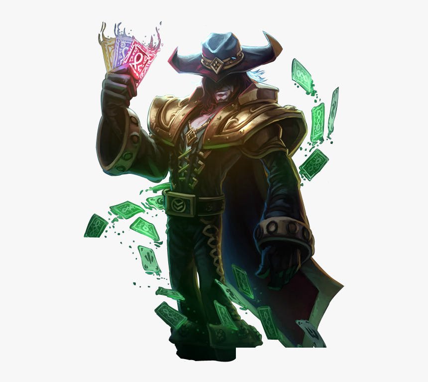 Twisted Fate Png Transparent Image - League Of Legends Twisted Fate Png, Png Download