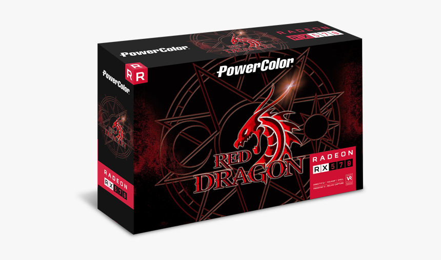 Rx 570 4gb Powercolor, HD Png Download