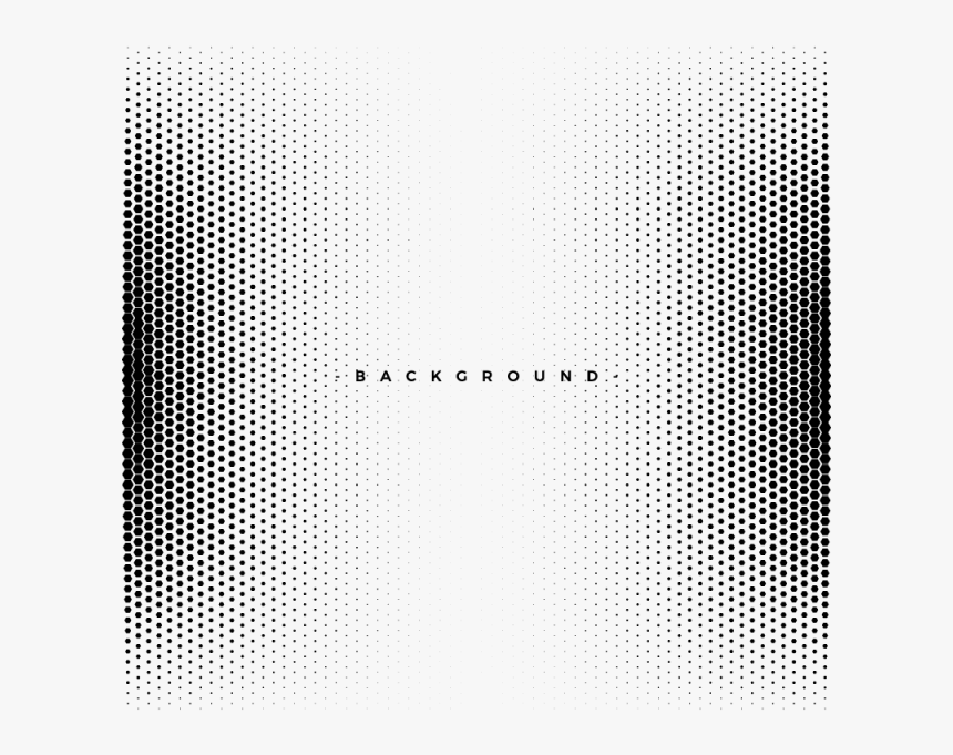 Hexagon Halftone Element Monochrome Abstract Graphic, - Mesh, HD Png Download