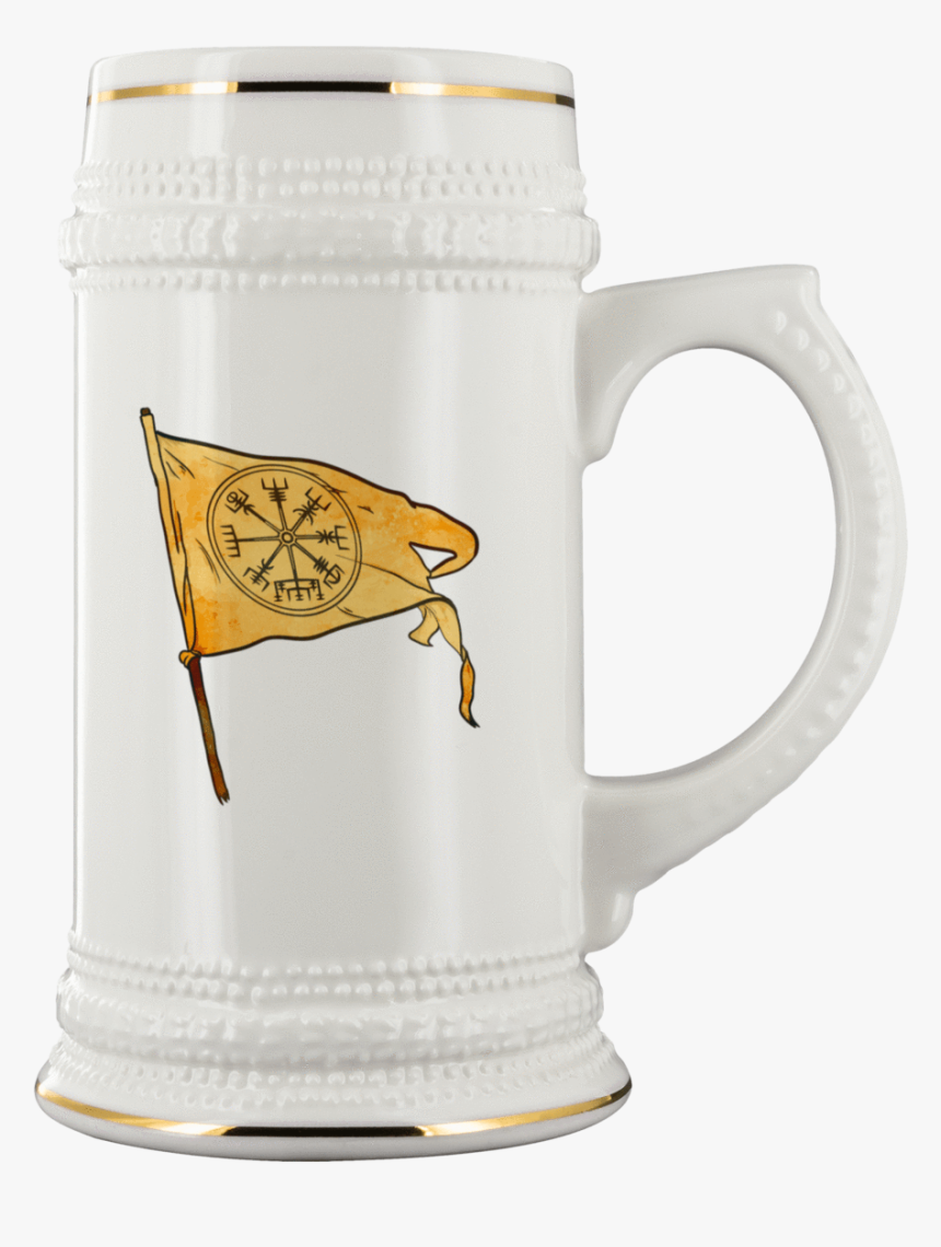 Beer Stein Vegvisir Flag 
 Class - Beer Stein, HD Png Download
