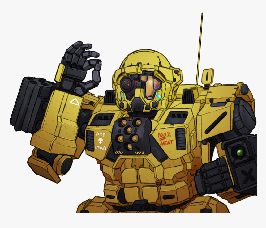 A Ayy 100% Heat Lmao X Mechwarrior Online Mecha Fictional - Mwo Vapor Eagle Ppc, HD Png Download