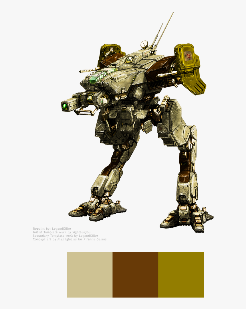 “warrior House Ijori Locust Color Palette Repainted - Locust Mech, HD Png Download