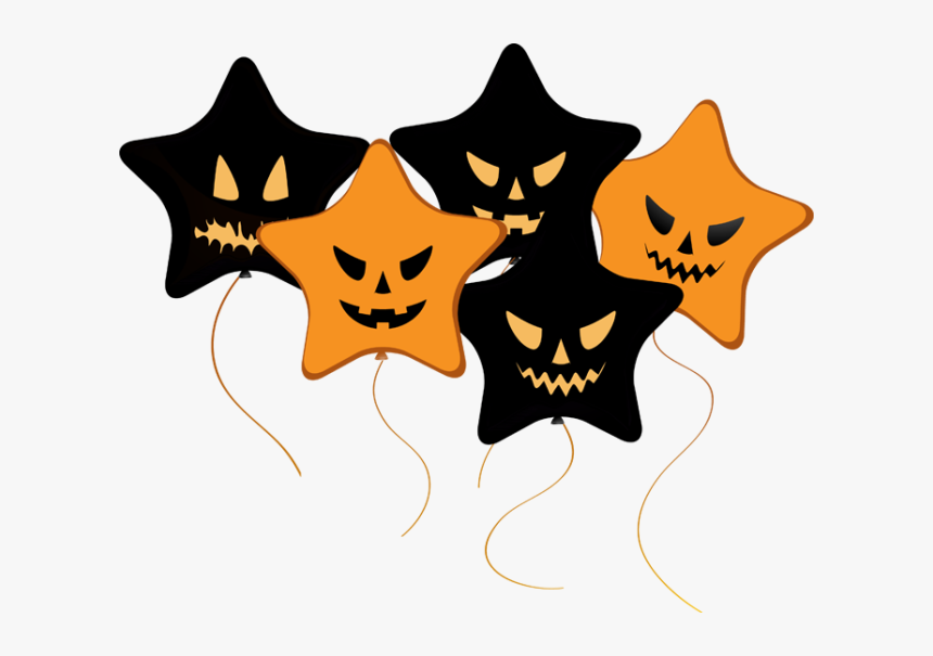 Signs, Masks And More - Halloween Balloons Clip Art, HD Png Download