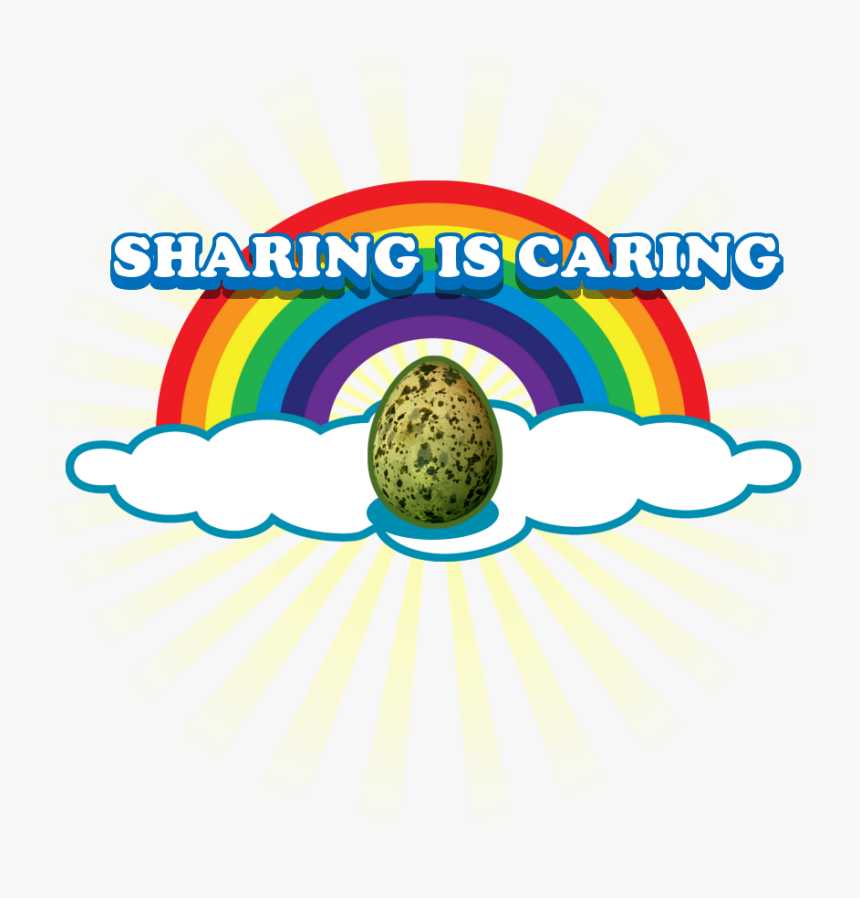 Rainbow With Clouds Clipart Png, Transparent Png