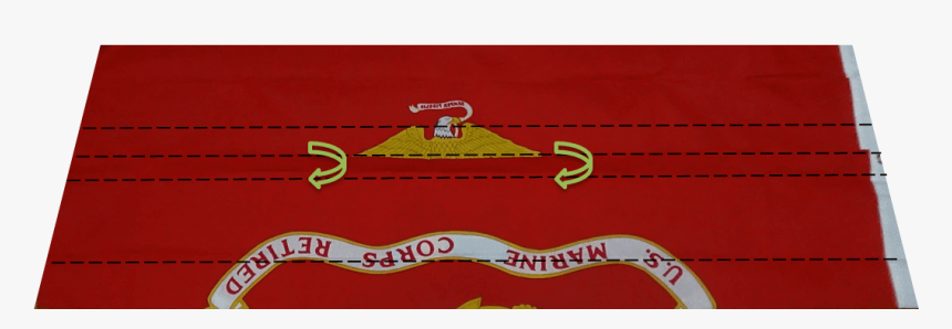 How To Fold A Marine Corps Flag - Style, HD Png Download