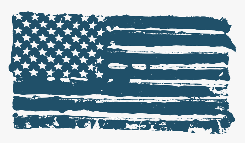 Grunge American Flag 2, HD Png Download