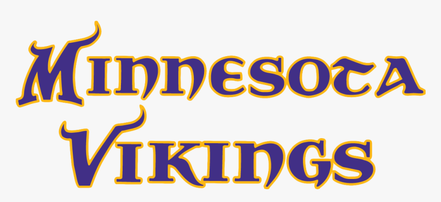 Minnesota Vikings Logo Font, HD Png Download