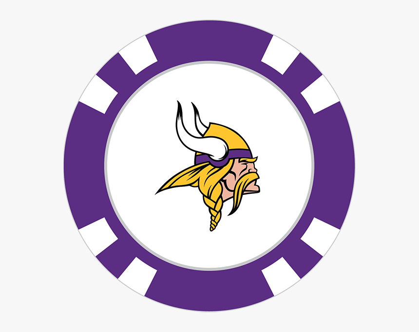 Minnesota Vikings Poker Chip Ball Marker - Dallas Stars Poker Chip, HD Png Download