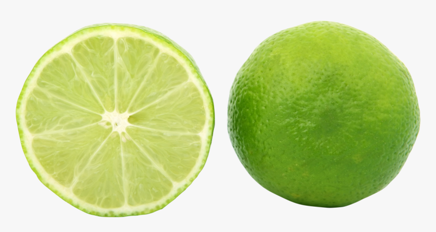 Half Cut Lemon Png Image - Green Half Lemon Png, Transparent Png