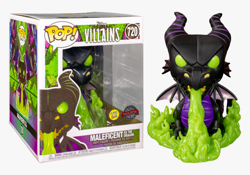 Maleficent Dragon Glow In The Dark Pop, HD Png Download