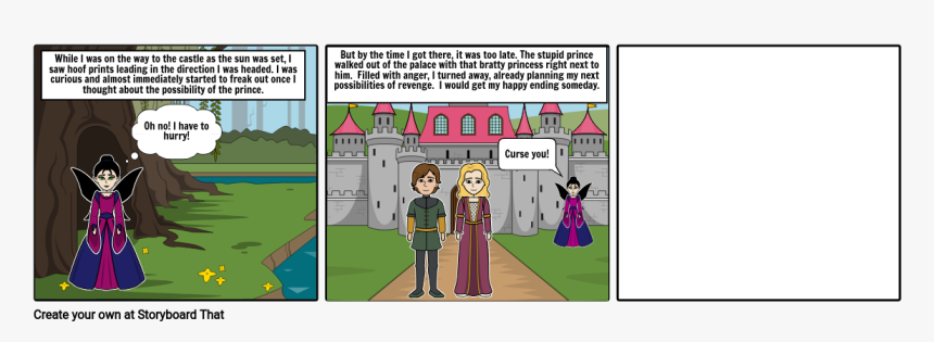 Maleficent 1 Storyboard, HD Png Download