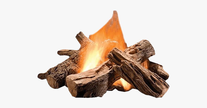 Burning Firewood Transparent Png - Transparent Bonfire Png, Png Download