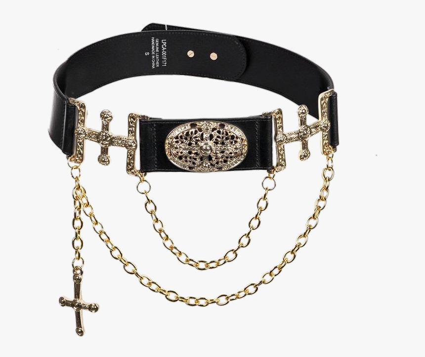 #aesthetic #moodboard #png #polyvore #choker #necklace - Gothic Waist Belt, Transparent Png