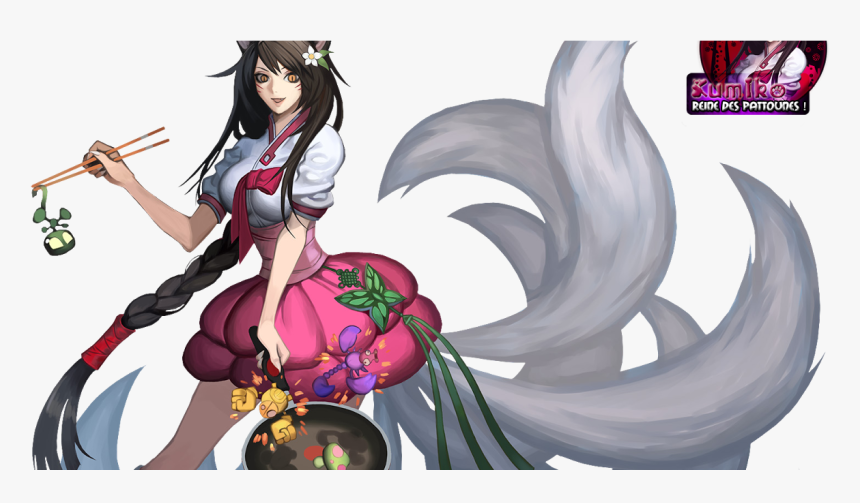 League Of Legends Ahri Png , Png Download - League Of Legends Anime Fanarts, Transparent Png