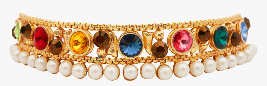 Festive Pearl Choker - Gemstone, HD Png Download