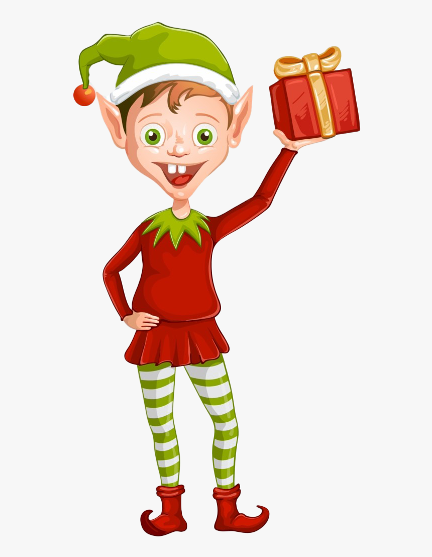 Santa Elves Png Photos - Duendes De Santa Gif, Transparent Png