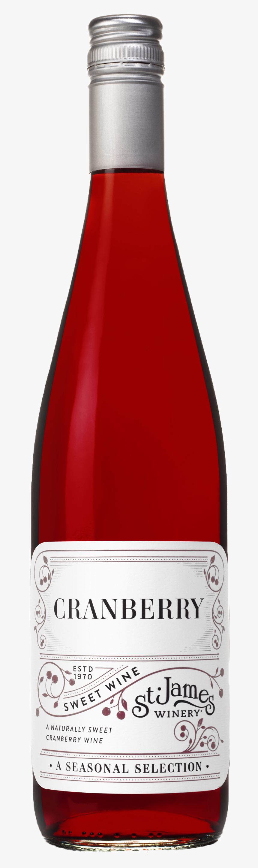 St James Cranberry Wine, HD Png Download