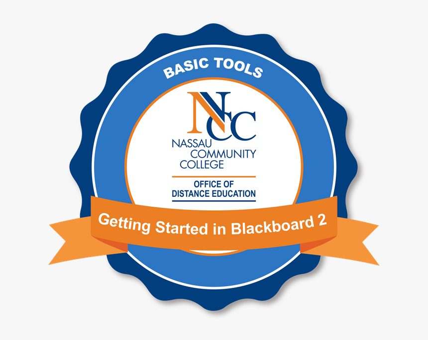 Getting Started In Blackboard - Nassau Community College, HD Png Download