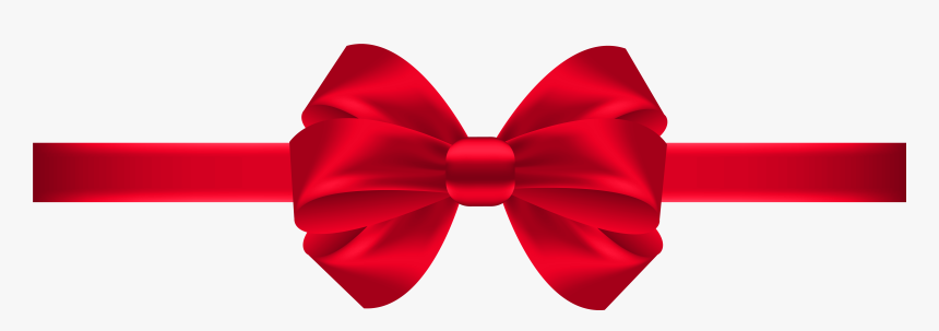 Transparent Red Gift Bow Clipart - Green Christmas Bow Png, Png Download