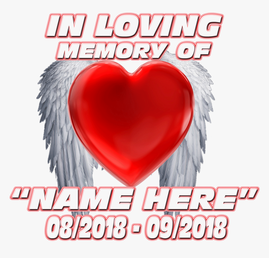 Transparent Heart With Wings Png - Love, Png Download