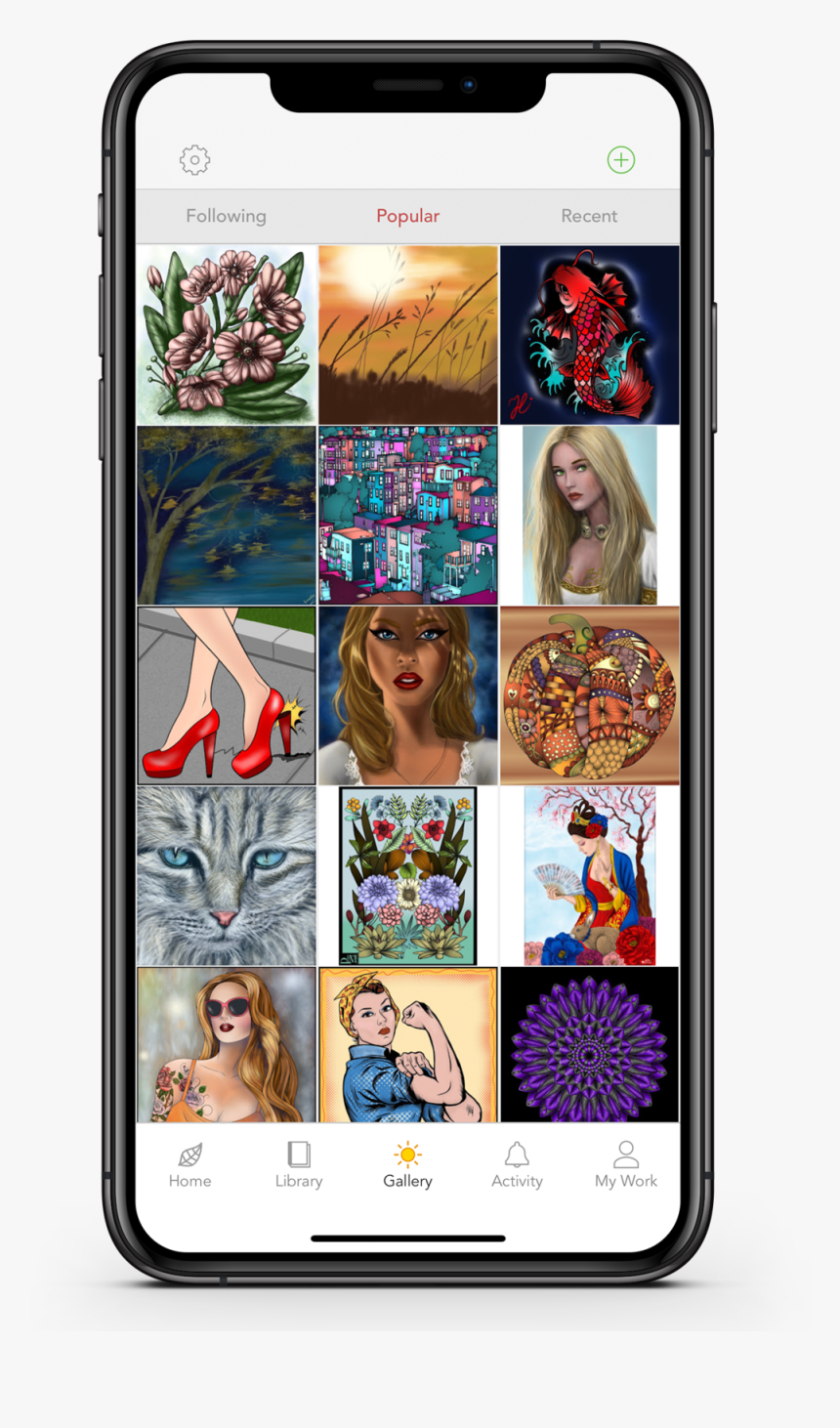 Galleryscreen Iphone, HD Png Download , Transparent Png Image PNGitem