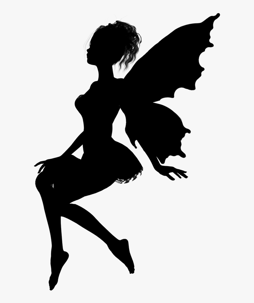 Fairy Silhouette No Background, HD Png Download