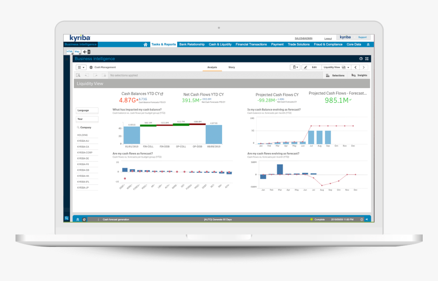 Kyriba Software, HD Png Download