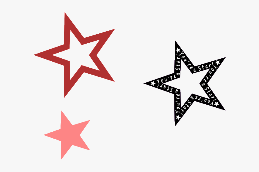 Star Page Borders - Star Borders And Frames, HD Png Download