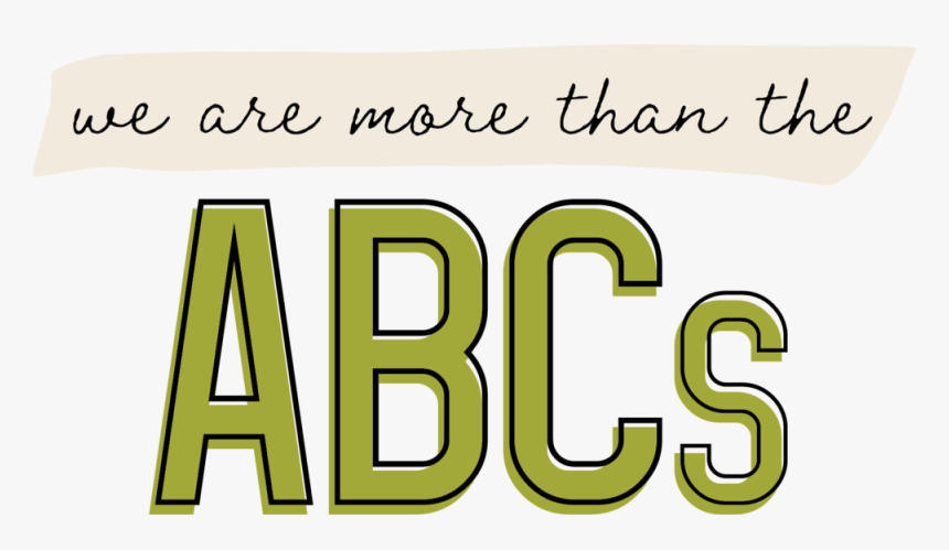 More Than Abc, HD Png Download