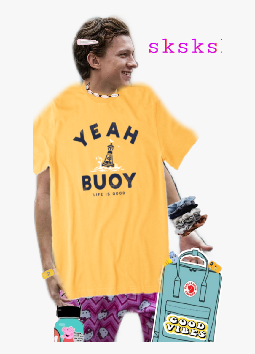 Tom Holland As Vsco Girl Sorry Nit My Best But Oh Well - Suitcase, HD Png Download